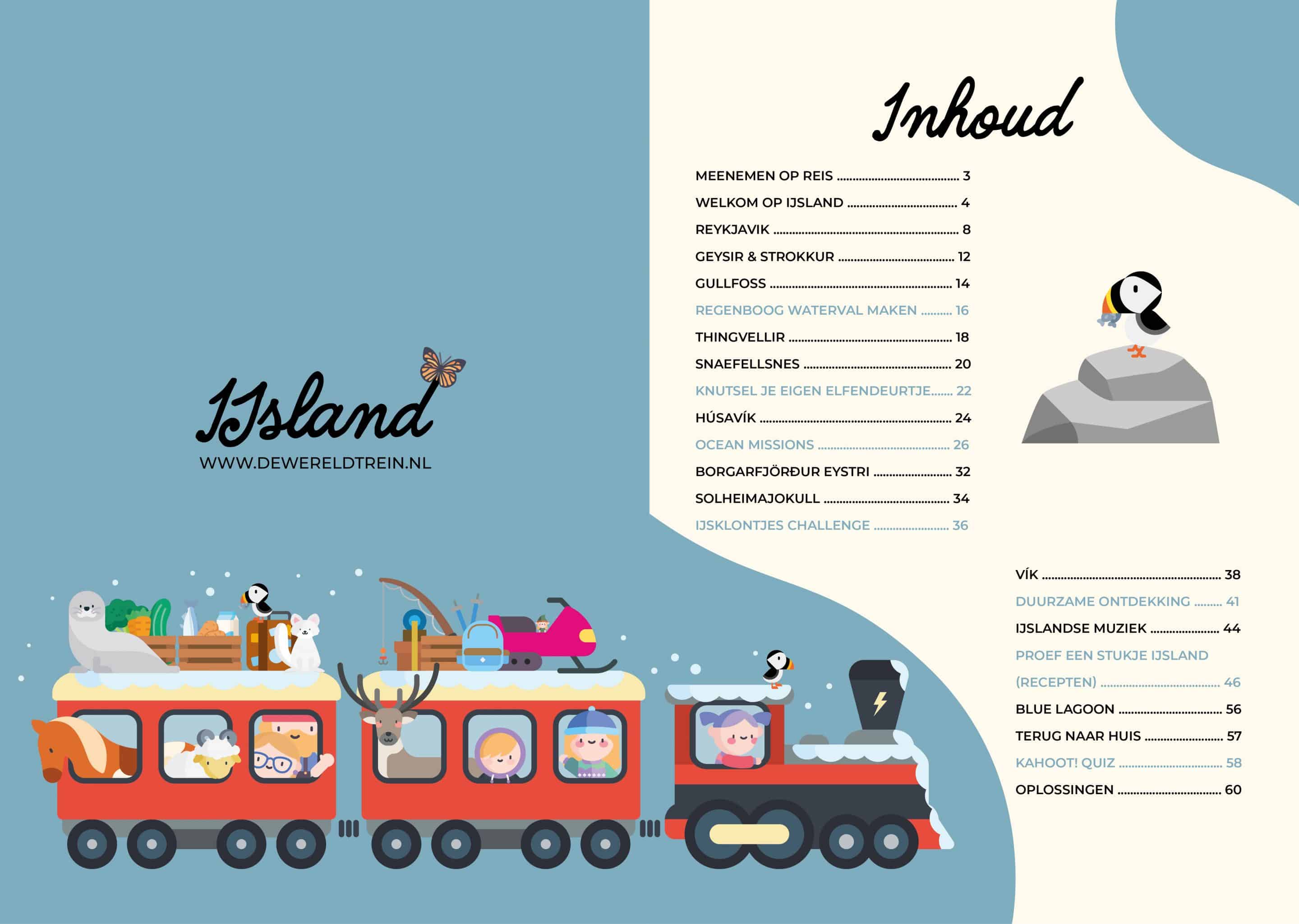 Inhoud boek - Ontdek IJsland